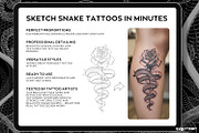 Snake Tattoo Brushes for Procreate, a Brush Add-On by svgocean (Thumbnail 2 of 10)