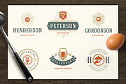 Restaurant Logos & Badges Bundle, a Branding & Logo Template by Vasya Kobelev (Thumbnail 24 of 54)