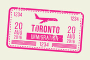 Passport Stamps & Travel Visa Signs, a Transportation Illustration by Kaushal Jangid (Thumbnail 7 of 14)