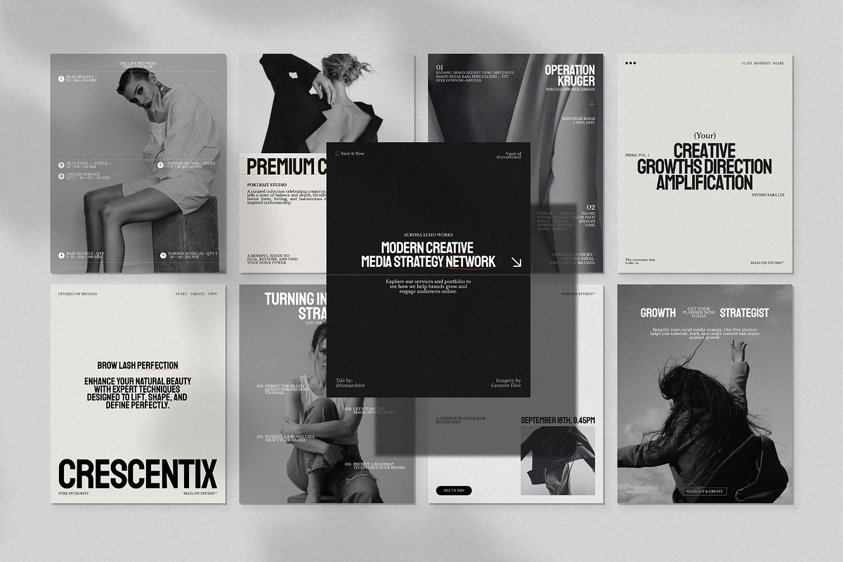 Brand Marketing Post Templates, a Social Media Template by Crafted Pixel (Photo 8 of 9)