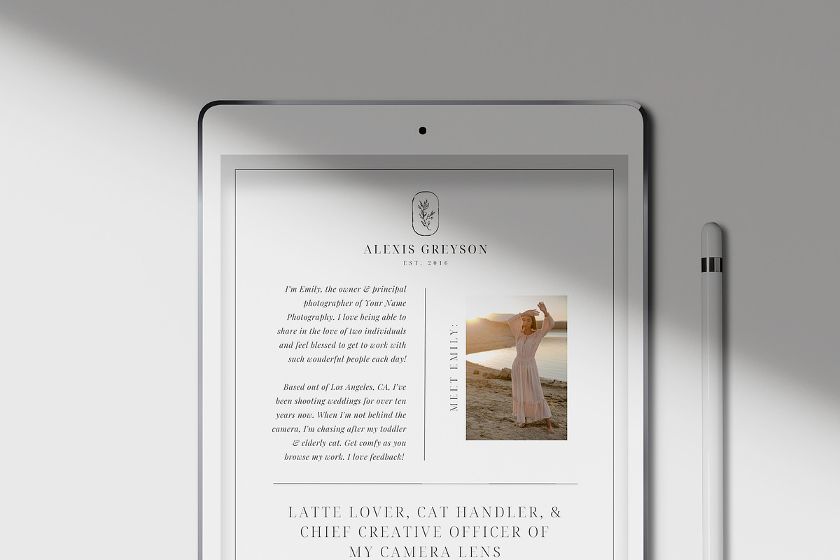 Get to Know Me Template for Canva, a Flyer Template by roselindoco (Photo 2 of 2)