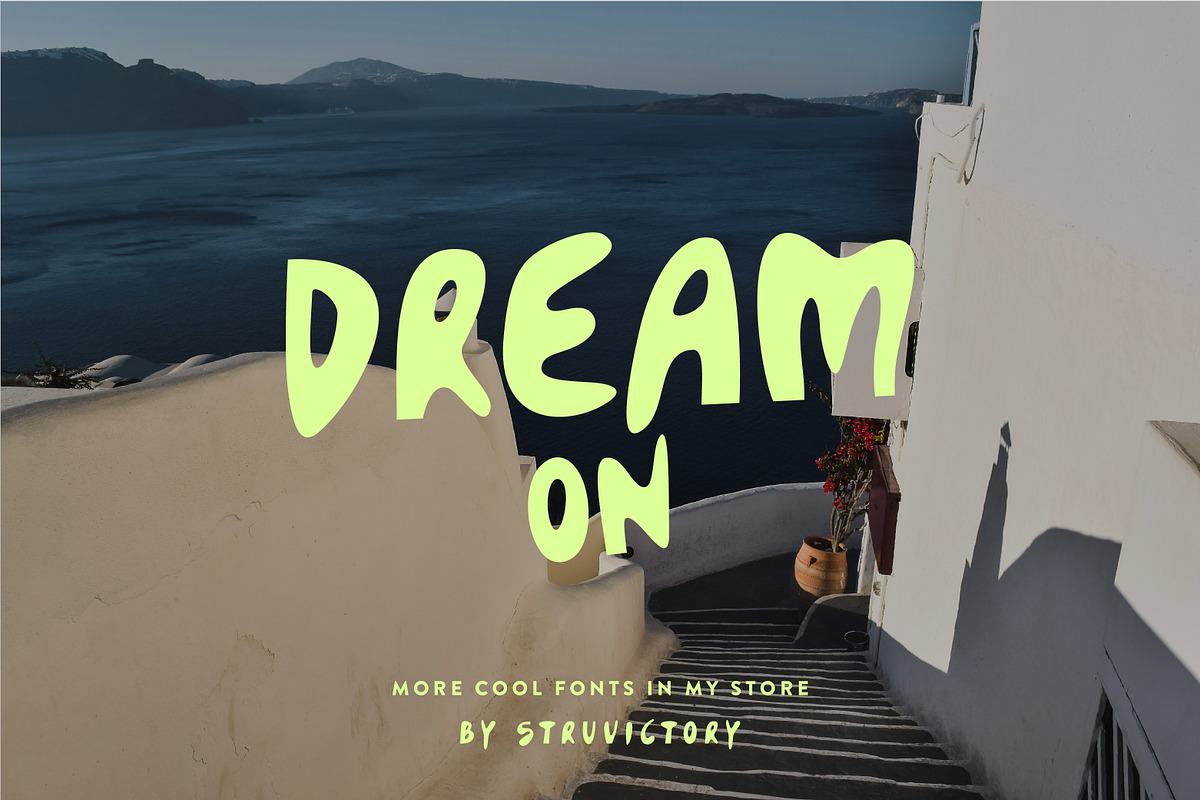 Coastal Mirage Playful Summer Sans, a Sans Serif Font by Struvictory.art (Photo 8 of 8)