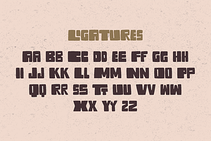 The Tide - Block Font