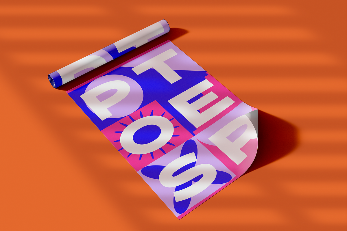 Poster Layout Mockup, an Advertising Mockup by Xtrahive
