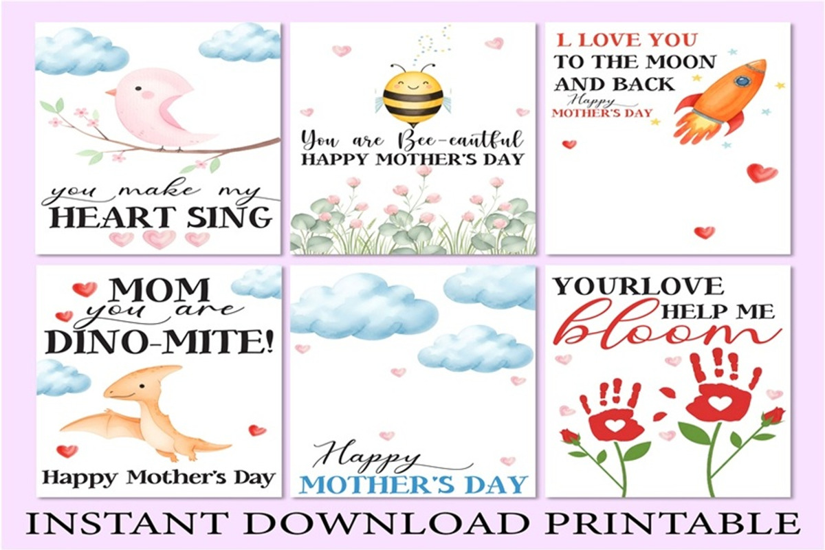 Mother's Day Printable Bundle, a Graphic by Digi_Design_World (Photo 4 of 4)