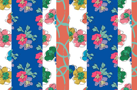 Cherry Blossom Seamless Pattern