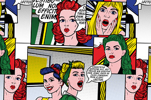 Classic Pop Art Pattern