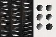 27 Textured Pencil Brushes Procreate, a Brush Add-On by Moon House Shop (Thumbnail 4 of 7)