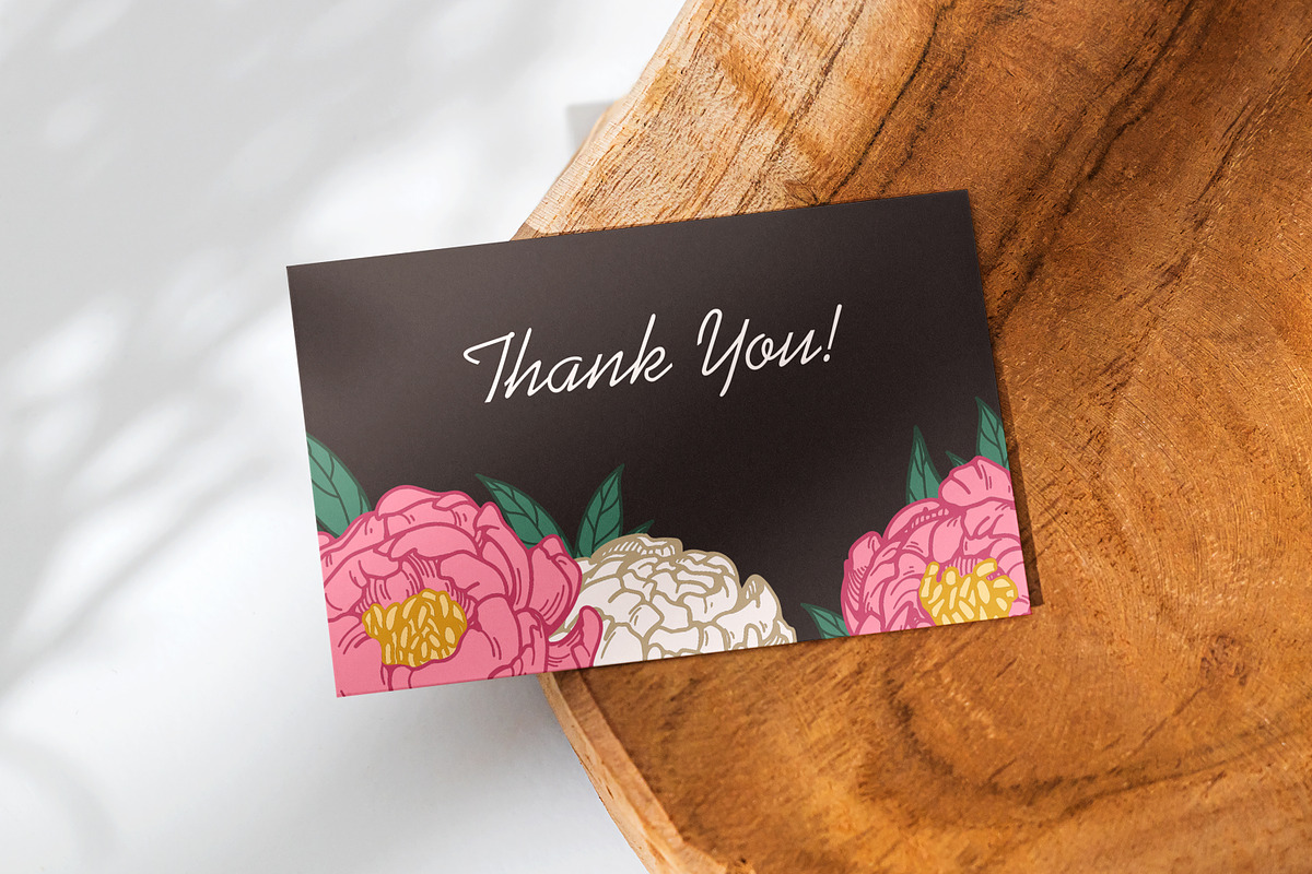 Floral wedding card backgrounds set, a Decorative Illustration by Good Studio (Photo 10 of 10)