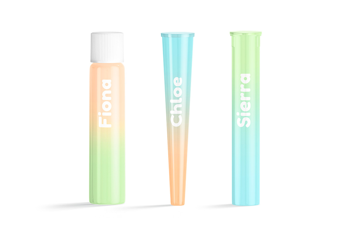 Weed Joint Pre-Roll Tube Mockup, a Packaging Mockup by rebrandy (Photo 5 of 10)