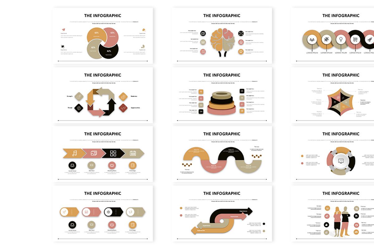 Infographics Presentation Template, a Presentation Template by Analogous Temp (Photo 5 of 8)