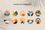 12 Landscape Postcards + more, a Decorative Illustration by Dedraw Studio (Thumbnail 5 of 10)