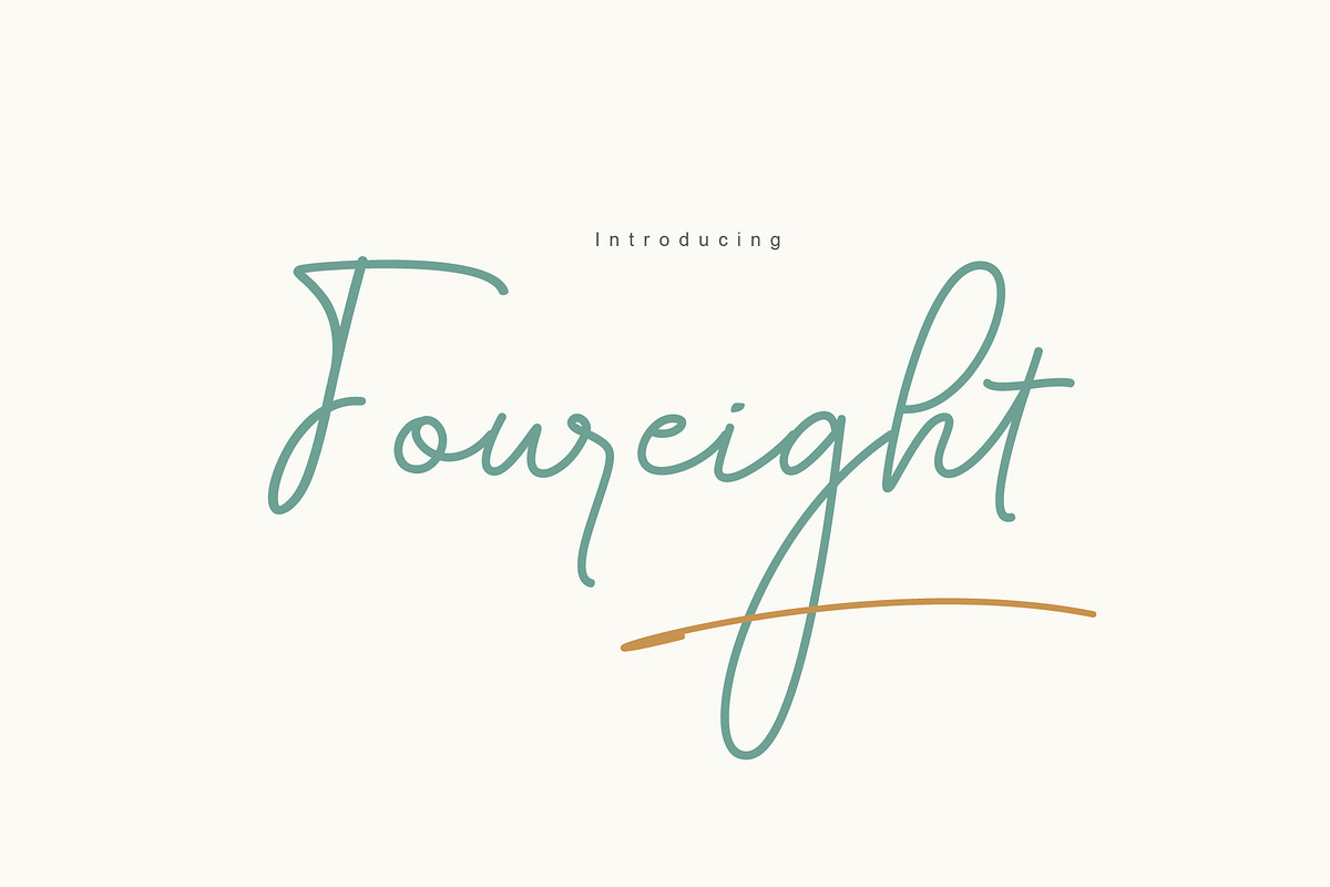 Foureight, a Handwritten Font by rmdndsign (Photo 1 of 7)