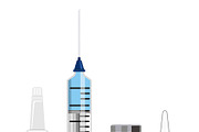Vaccination Concepts with Syringe an, a Healthcare Illustration by TAlex (Thumbnail 2 of 6)
