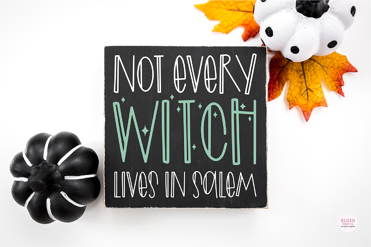 MAGIC CAULDRON Halloween Witch Font, a Sans Serif Font by Blush Font Co. (Photo 5 of 6)