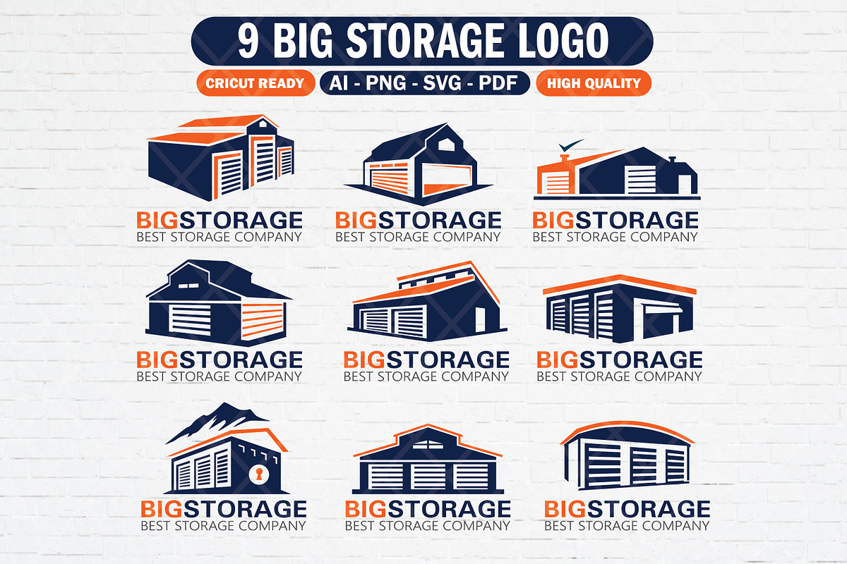9 Big Storage Warehouse Logo, a Branding & Logo Template by Guavanaboy (Photo 1 of 3)