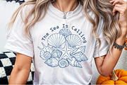 Summer Beach Seashell Doodle PNG, an Illustration by Sublimation Artist (Thumbnail 4 of 9)