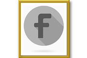 Modern Vector Flat Icon With Letter, an Outline Icon by FineArtStudio (Thumbnail 2 of 3)