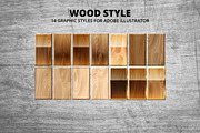 Wood Style Vector Textures, a Palette Add-On by Graphic Ghost (Thumbnail 2 of 4)