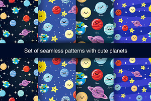 Cute space patterns