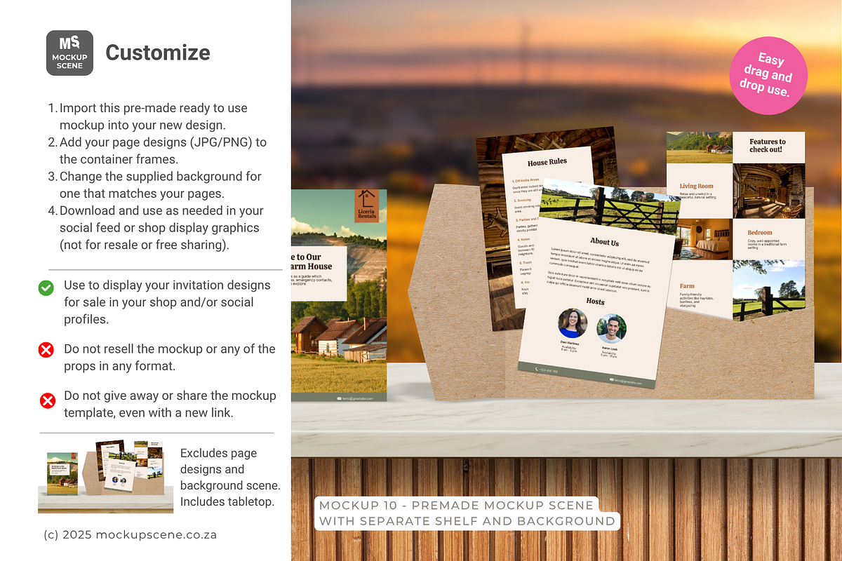 Card Folder Canva Mockup Template, a Mockup by Mockup Scene (Photo 7 of 10)