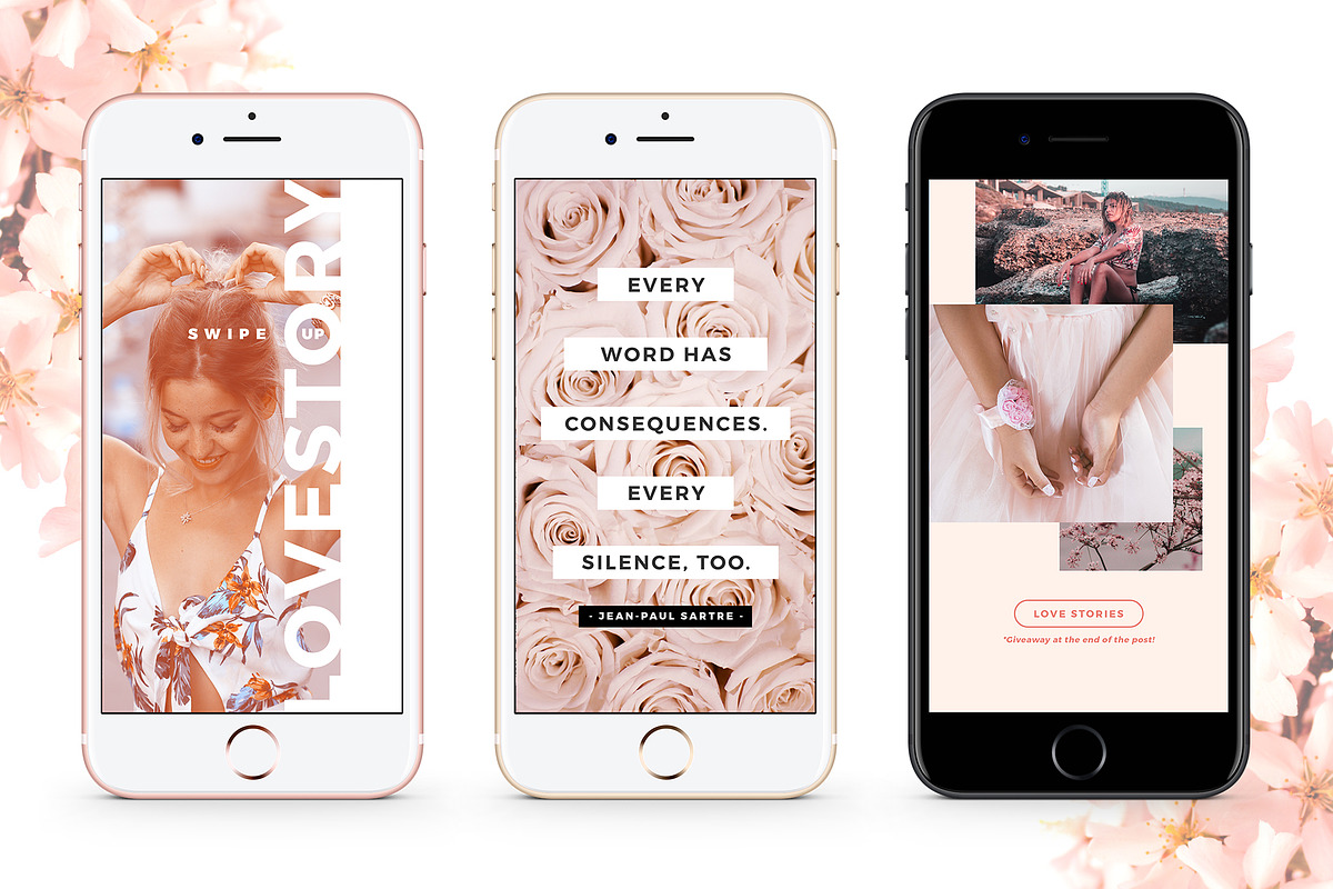 SALE 2in1 Blush Emotions Edition, a Social Media Template by The Wedding Shop (Photo 7 of 14)