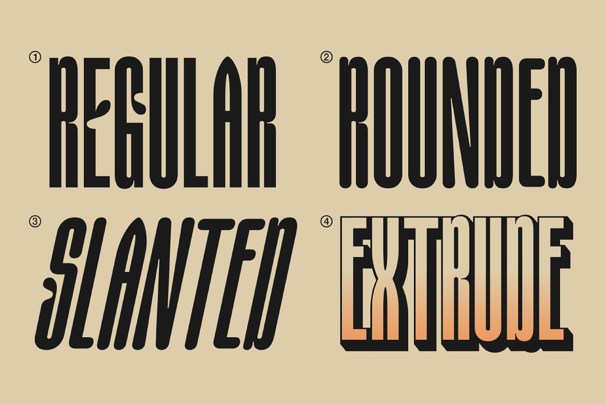 AOT Creamilk Playful Condensed Font, a Font by Prioritype Co (Photo 3 of 12)