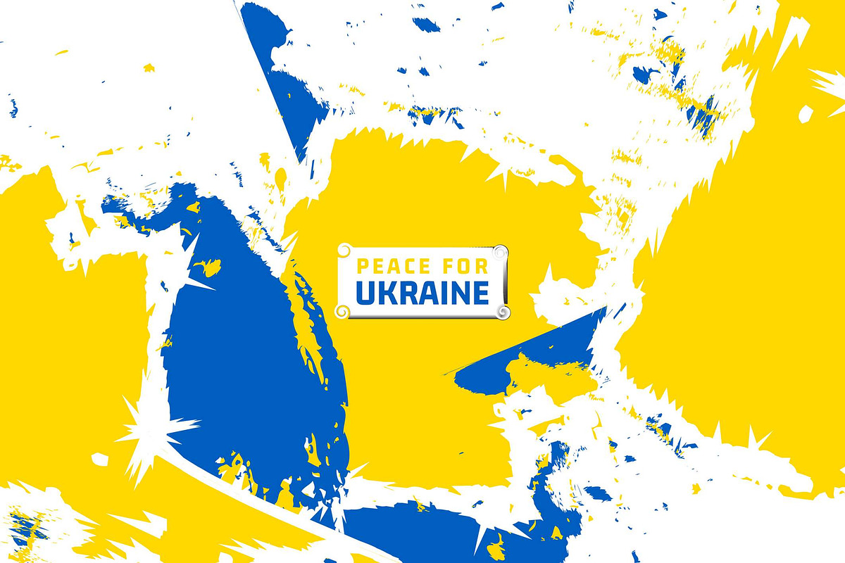 love and support Ukraine stop war, a Background Graphic by NJ Himel (Photo 8 of 9)