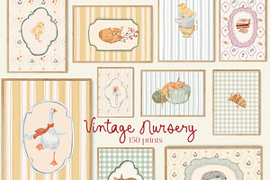 Cottage Core Nursery Wall Art Prints