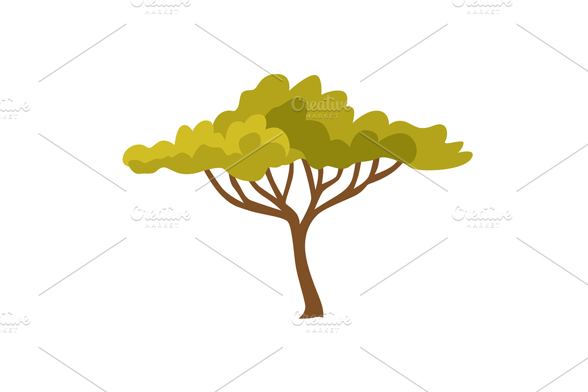 Tree. Eco concept of nature plant, an Object Illustration by the8monkey