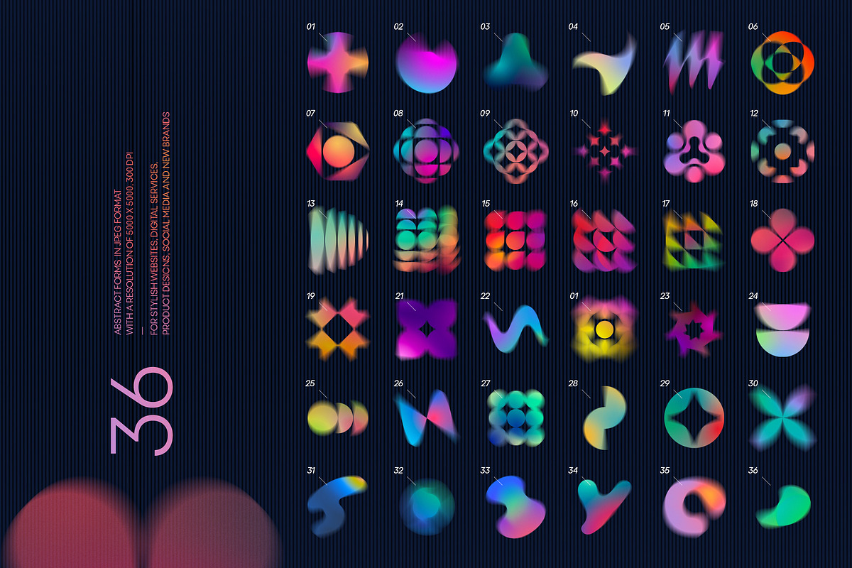 Marmalade Abstract Gradients & Shape, a Texture Graphic by Milka (Photo 2 of 8)