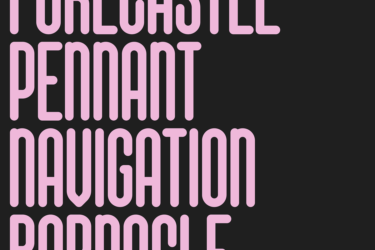 Pulse - modern display font