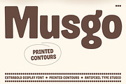 Musgo | Soft Condensed Rounded Sans, a Sans Serif Font by Antipixel Type Studio (Thumbnail 1 of 19)