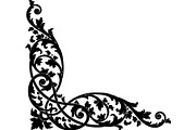 Vintage Floral Corner Bundle, a Graphic by Designer_Momina (Thumbnail 9 of 18)