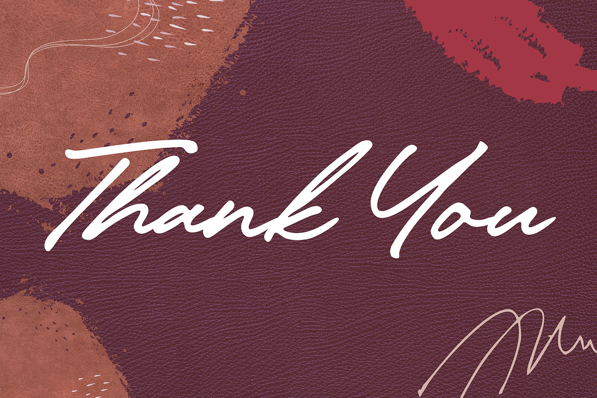Heatwood - Elegant Signature Font, a Script Font by Balpirick Studio (Photo 8 of 8)