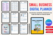 Digital small Business Planner Canva, a Design Template by Designmela01 (Thumbnail 1 of 20)