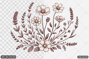 Boho Flowers Motivational Bundle, an Illustration by Actual Pixel (Thumbnail 17 of 21)