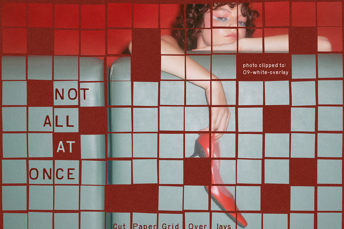 Not All at Once: Paper Grid Overlays, a Texture Graphic by alonahaidash (Photo 9 of 16)
