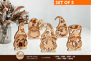 St. Patrick's Day Gnomes Set Files, a Design Template by LaserCutano (Thumbnail 1 of 7)