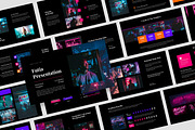 Futia : Neon Colors Keynote, a Presentation Template by Punkl Camp (Thumbnail 1 of 9)