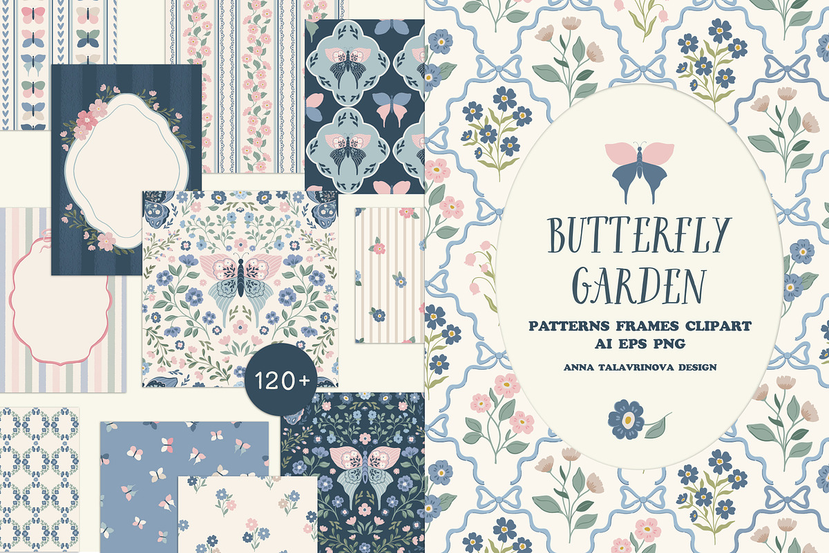 Cottagecore pattern background, a Pattern Graphic by Cozy pattern shop (Photo 1 of 10)