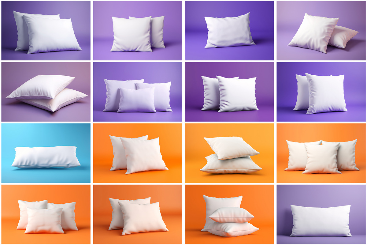 3D Pillow Mockup Picture Bundle, a Product Mockup by Forhadx5 (Photo 2 of 6)
