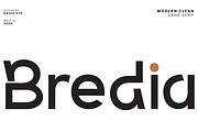 Bredia Modern Clean Sans Serif Font, a Sans Serif Font by Rasio Studio (Thumbnail 1 of 8)
