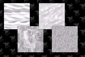 Shimmering Silver Digital Paper