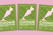 Cookie Decorating Workshop Flyer, a Flyer Template by Gumico Studio. (Thumbnail 3 of 3)