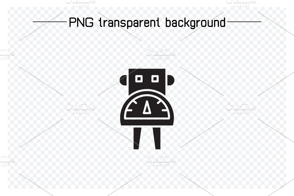 Funny Robot Avatars Set, a Solid Icon by Designfour (Photo 3 of 7)