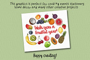 Fruits & berries watercolor clipart, an Object Graphic by Trinibis (Thumbnail 4 of 4)