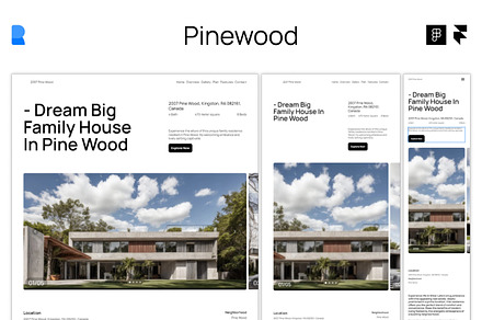 Pinewood Framer Template, a Landing Page Template by River Visual