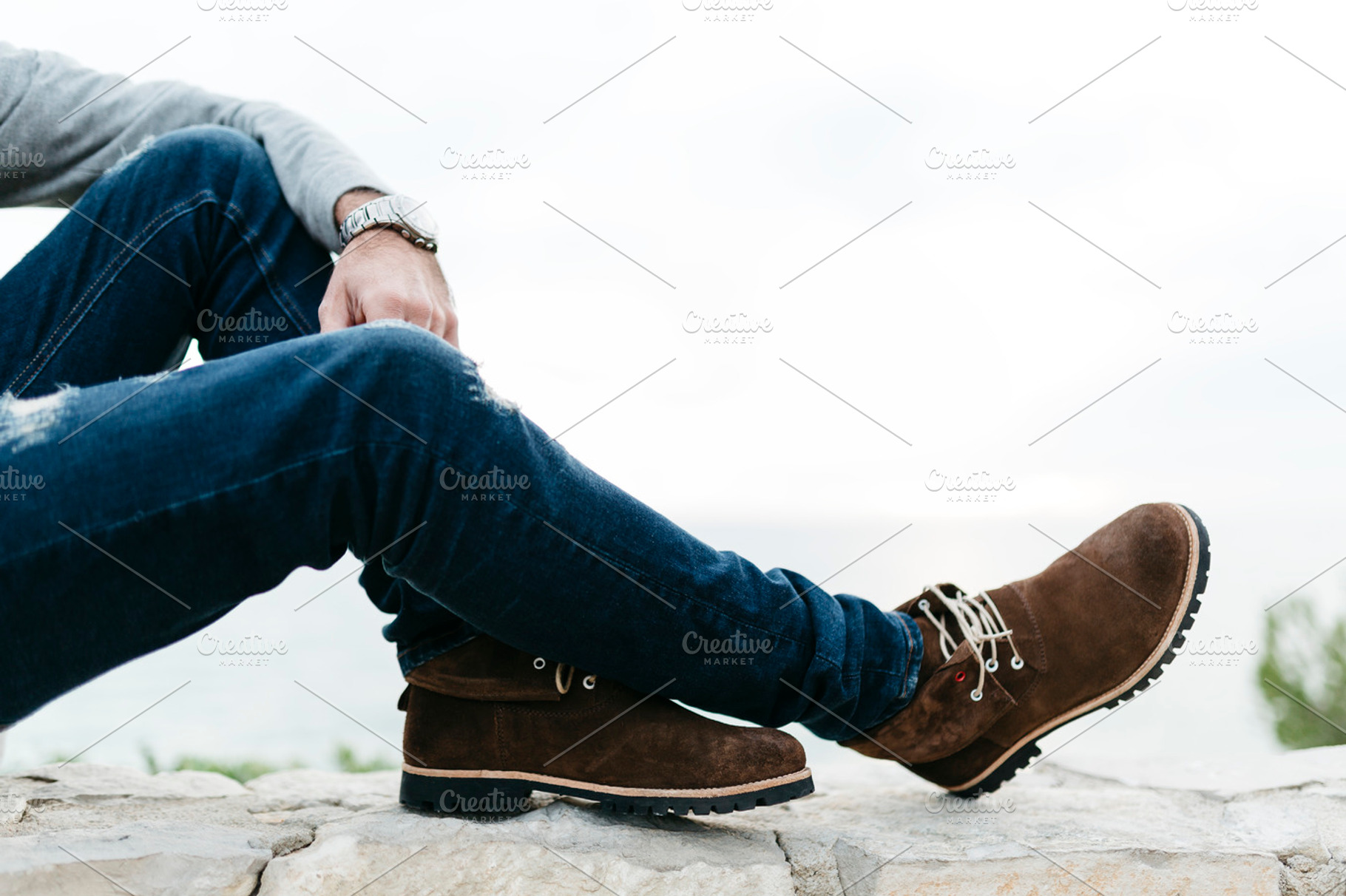 Legs of a man, a Person Photo by fotopitu