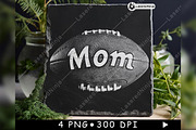 American Football Mom Text Game Day, a Background Graphic by LaseredNinja (Thumbnail 5 of 7)